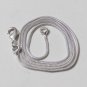 STERLING SILVER OVERLAY SNAKE CHAIN 20 INCHES
