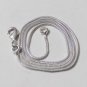 STERLING SILVER OVERLAY SNAKE CHAIN 20 INCHES