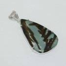 23gm HUGE ! PICTURE JASPER GEM STONE FASHION JEWELRY SILVER PENDANT P362