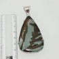 23gm HUGE ! PICTURE JASPER GEM STONE FASHION JEWELRY SILVER PENDANT P362