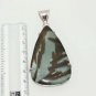 23gm HUGE ! PICTURE JASPER GEM STONE FASHION JEWELRY SILVER PENDANT P362
