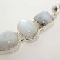 16gm FLASHY! RAINBOW MOON STONE DESIGNER FASHION JEWELRY SILVER PENDANT P327