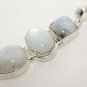 16gm FLASHY! RAINBOW MOON STONE DESIGNER FASHION JEWELRY SILVER PENDANT P327