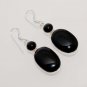 FACINATING !BLACK ONYX DESIGNER FOR HER GIFT FASHION JEWELRY SILVER EARRING E563