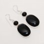 FACINATING !BLACK ONYX DESIGNER FOR HER GIFT FASHION JEWELRY SILVER EARRING E563