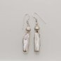 XMAS GIFT HOLY WHITE ABALONE SHELL- PEARL FASHION JEWELRY SILVER EARRING E630