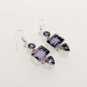 11gm AMAZING ! LIGHT PURPLE TOPAZ FASHION JEWELRY SILVER EARRING XMAS GIFT E603