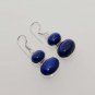 10gm TRENDY! AFGAN LAPIS LAZULI DESIGNER FASHION JEWELRY SILVER EARRING E635