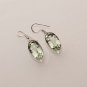 8gm COOL! HYDRO LIGHT GREEN TOPAZ FASHION  JEWELRY SILVER EARRING E163