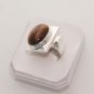 15gm FABALOUS ! TIGER EYE FINE FASHION JEWELRY SILVER RING SIZE9 .R109