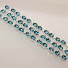 58gm AWESOME ! SWISS BLUE TOPAZ DESIGNER FASHION JEWELRY SILVER BRACELET B630