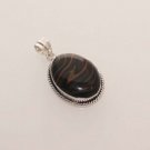 BOTSWANA LACE AGATE GEM STONE AWESOME FASHION JEWELRY SILVER PENDANT P282