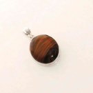 12gm BOTSWANA LACE AGATE GEMSTONE JEWELRY SILVER PENDANT P154