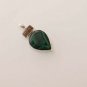 10gm NATURAL GREEN MALACHITE-GOLDEN RUTILE GEM STONE JEWELRY SILVER PENDANT P134