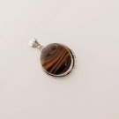 14gm AUSTRALIAN GALAXY JASPER FASHION JEWELRY SILVER PENDANT P126