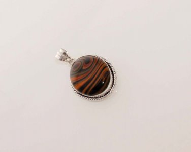 14gm AUSTRALIAN GALAXY JASPER FASHION JEWELRY SILVER PENDANT P126