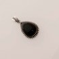 14gm BLACK ONYX GEM STONE FASHION JEWELRY SILVER PENDANT P121