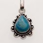 6gm SKY BLUE DRUZY GEM STONE FASHION JEWELRY SILVER PENDANT P34