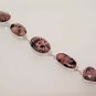 30gm LOVELY ! RHODOCROSITE GEM STONE FASHION JEWELRY SILVER BRACELET B522
