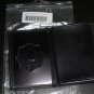 Badge and Double ID/CC/Wallet 8 Point St Ar BLACK LEATHER