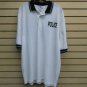 Black & White Polo Police Shirt (XL)