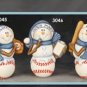 Baseball Snowmen