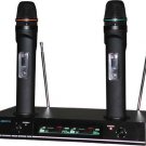 Audio2000 Awm6112 dual wireless microphones karaoke microphones rechargeable