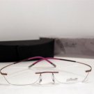 New Authentic Silhouette Titanium PRIMA Eyeglasses SIL 6637 6053 Austria 50mm