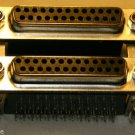 NEW Dual  25pin Female D-Sub 2 Pcs D-SUB Right Angle PCB Mount 25 Pin Female