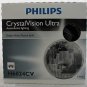 NEW PHILIPS CRYSTAL VISION ULTRA HALOGEN HEADLIGHT H6024CV 12V XENON LAMP ROUND