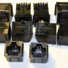 10Pcs NEW Plastic 6 Pin RJ45 NETWORK JACK Right Angle Board Jack  MODULAR  JACK