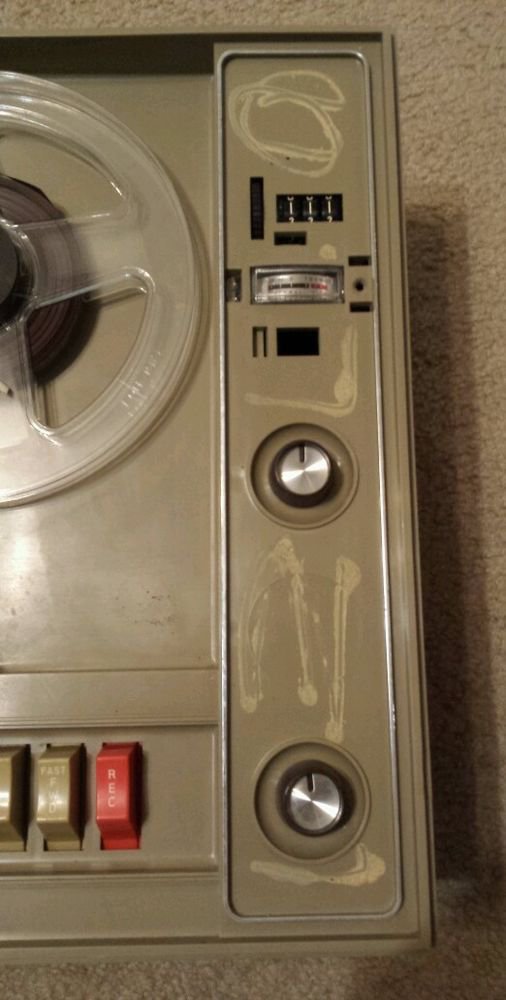 General Electric Model M8050A Reel To Reel GE Tape Recorder Allegro 1973