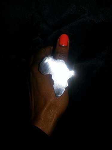 Africa Map Ring