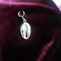 Djaliscreation Locks Jewellery Large Cowrie droplet silver 925