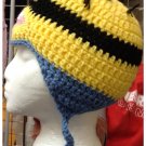 Child's crocheted Minion stocking hat