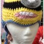 Child's crocheted Minion stocking hat