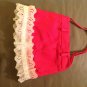 Pink girls mini skirt purse