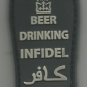 BEER DRINKING INFIDEL COMBAT TACTICAL BADGE MORALE PVC HOOK MILITARY PATCH