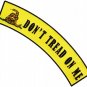 LG DONT TREAD ON ME UPPER TOP ROCKER MOTORCYCLE JACKET BIKER MILITARY BACK PATCH