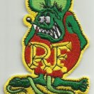 OFFICIALLY LICENSED ED "BIG DADDY" ROTH RAT FINK HOT ROD PATCH GREEN & RED OFFICIALLY LICENSED ED "BIG DADDY" ROTH RAT FINK HOT ROD PATCH GREEN & RED