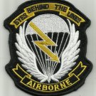 ARMY AIRBORNE (LRS) LONG RANGE SURVEILLANCE EYES BEHIND THE LINES MILITARY PATCH