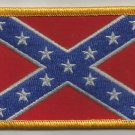 REBEL FLAG MOTORCYCLE BIKER LEATHER JACKET VEST MORALE MILITARY PATCH