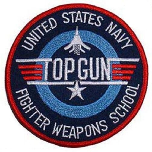 United States NAVY FIGHTER WEAPONS SHCOOL TOP GUN MILITARY PATCH
