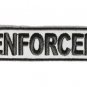 REFLECTIVE ENFORCER MOTORCYCLE BIKER JACKET LEATHER VEST MORALE BIKER PATCH