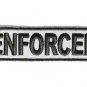 REFLECTIVE ENFORCER MOTORCYCLE BIKER JACKET LEATHER VEST MORALE BIKER PATCH