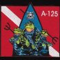 A-125 NAVY SEAL TEAM COMBAT DIVER UDT FROG PARTY MILITARY PATCH