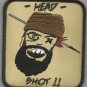 TALIBAN HUNTING SNIPER ONE SHOT ONE KILL HEAD SHOT VELCRO MORALE MILITARY PATCH