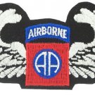 US ARMY - 82nd AIRBORNE WINGS MILITARY PATCH