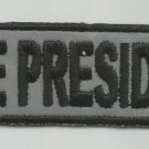 REFLECTIVE VICE PRESIDENT MOTORCYCLE JACKET LEATHER VEST MORALE BIKER PATCH