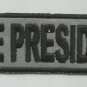 REFLECTIVE VICE PRESIDENT MOTORCYCLE JACKET LEATHER VEST MORALE BIKER PATCH